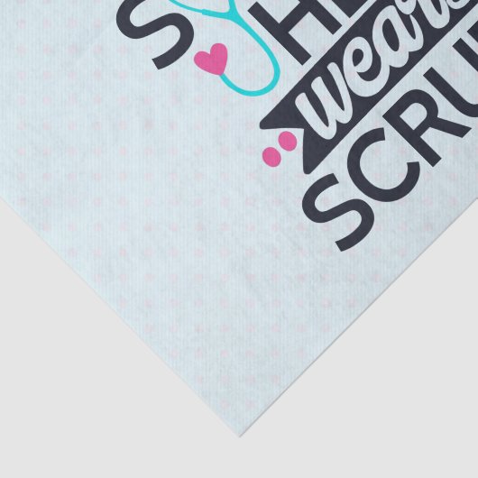 看護おもしろいスーパーヒーローことわざタイポグラフィ 薄葉紙 (詳細)