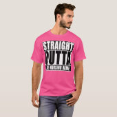 看護おもしろい所をまっすぐ出る Tシャツ (正面フル)