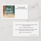 看護にはカードを呼ぶ人が必要 コーリングカード (正面/裏面)