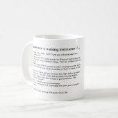 看護のインストラクターを…あなたは知っています コーヒーマグカップ (正面左)