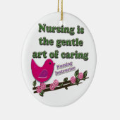 看護のインストラクター セラミックオーナメント (右)