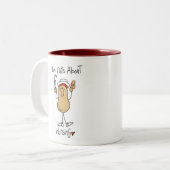 看護のマグについてのナット ツートーンマグカップ (正面左)