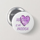 看護の情熱 缶バッジ (正面&裏面)