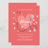 看護の日 招待状 (正面/裏面)