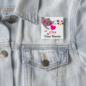 看護の補助名前入りの記章はカスタマイズ可能なIIをピンで止めます 缶バッジ (インサイチュ)