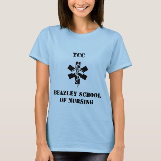 看護のTCC Beazleyの学校 Tシャツ (正面)