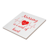 看護はハート引用文の業感動的だ タイル (側面)