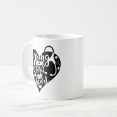 看護はハート コーヒーマグカップ (正面左)