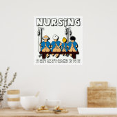 看護はポスターに割り込まれてるだけじゃない ポスター (キッチン)