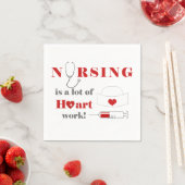 看護は大変な仕事だ スタンダードカクテルナプキン (インサイチュ)