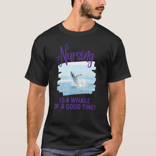 看護は楽しい時のナース学生Rnの驚きだ Tシャツ (正面)