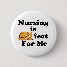 看護は私のためのPurrr-fectです 缶バッジ