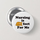 看護は私のためのPurrr-fectです 缶バッジ (正面&裏面)