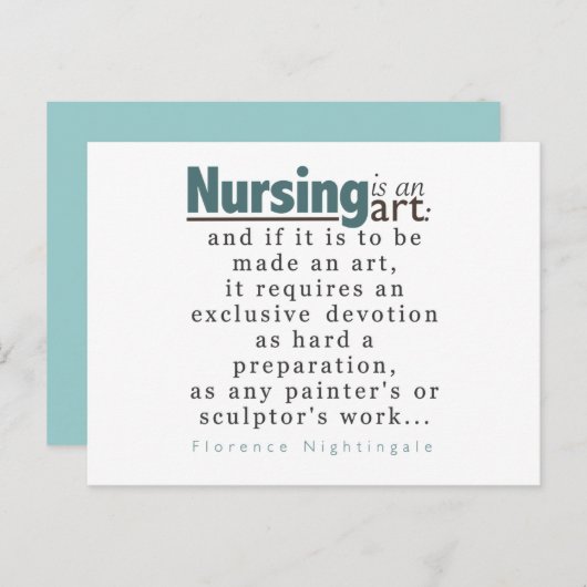 看護は美術卒業発表ポストカード 案内ポストカード (正面/裏面)