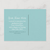 看護は美術卒業発表ポストカード 案内ポストカード (裏面)