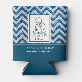 看護は聴診器を用いたハートことわざの仕事 缶クーラー