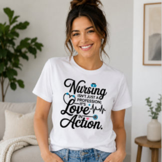 看護は職業を超えた愛 Tシャツ