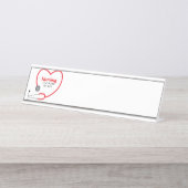 看護は芸術である デスクネームプレート (正面)