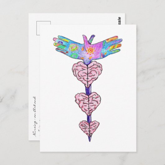 看護は芸術と科学である ポストカード (正面/裏面)