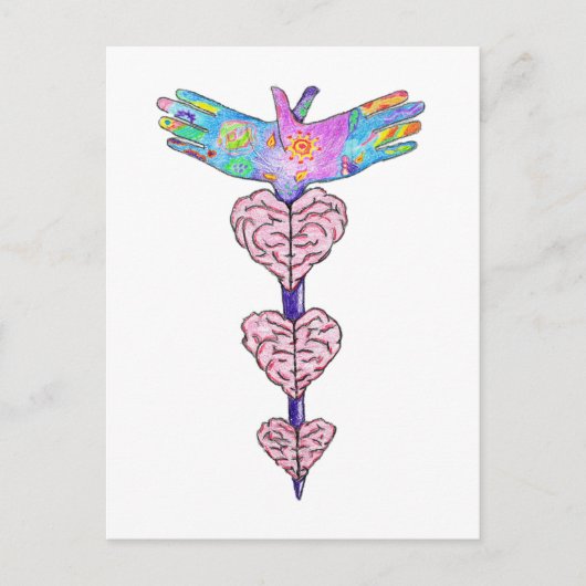 看護は芸術と科学である ポストカード (正面)