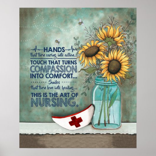 看護やる気を起こさせる術 ポスター (正面)