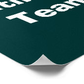 看護アシスタントRN Ultimateチームポスター感謝してい ポスター (角)