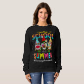 看護アソシエイト格言さようならスクールハローサミー スウェットシャツ (正面フル)