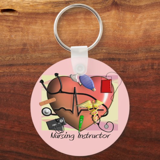 看護インストラクターサンキューギフト キーホルダー (正面)