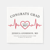 看護エレガント医 スタンダードカクテルナプキン (正面)