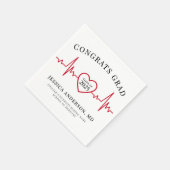 看護エレガント医 スタンダードカクテルナプキン (角)