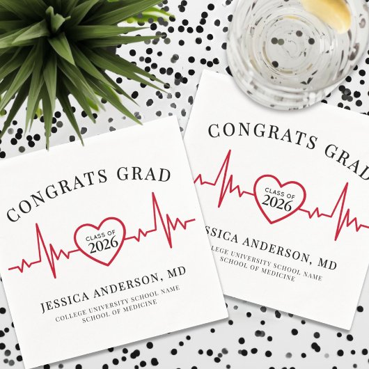 看護エレガント医 スタンダードカクテルナプキン