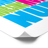 看護カラフル ポスター (角)