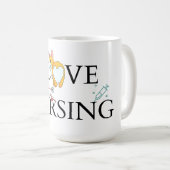 看護コーギマグが大好き コーヒーマグカップ (正面右)