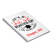 看護ジャーナルそれは生命を救う美しい日です ノートブック (右側)