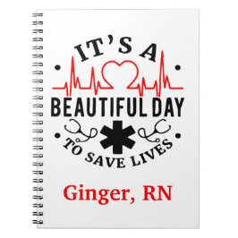 看護ジャーナルそれは生命を救う美しい日です ノートブック
