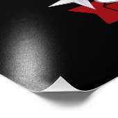 看護スーパースター素晴らしナースおもしろい素晴らし フォトプリント            (角)