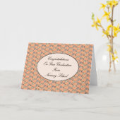 看護センター卒業おめでとう カード (黄色い花)