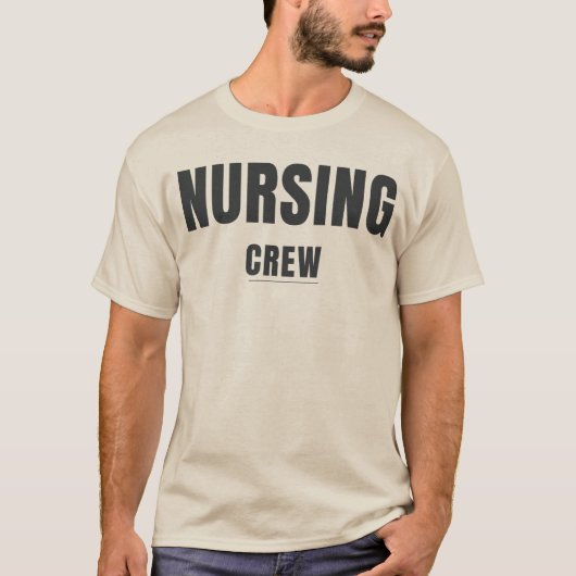 看護チーム | モダン看護デザイン Tシャツ (正面)