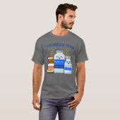 看護ドリームチームICU ER麻酔科医CRNA Nu Tシャツ (正面フル)