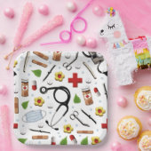 看護ナースパーティー ペーパープレート (パーティー)