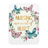 看護ナース感謝お礼ギフト引用文 マグネット (縦)