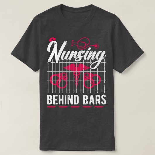 看護バー矯正ナース Tシャツ (デザイン正面)