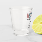 看護パーソナライズされた助手 ショットグラス (左)