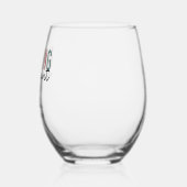 看護パーソナライズされた助手 ステムなしワイングラス (左)