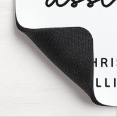 看護パーソナライズされた助手 マウスパッド (コーナー)