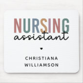 看護パーソナライズされた助手 マウスパッド (正面)