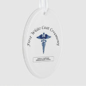 看護ファースト・ホワイト・コート・セレモニー オーナメント (正面)