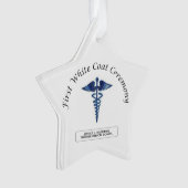 看護ファースト・ホワイト・コート・セレモニー オーナメント (正面)