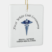 看護ファースト・ホワイト・コート・セレモニー セラミックオーナメント (右)
