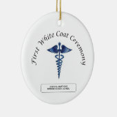 看護ファースト・ホワイト・コート・セレモニー セラミックオーナメント (右)